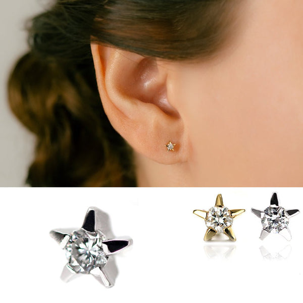 K18/Pt Diamond Star