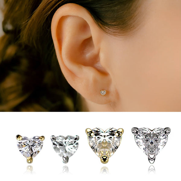 K18/Pt Heartshape Diamond