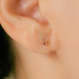 K18/Pt Padparadscha Sapphire