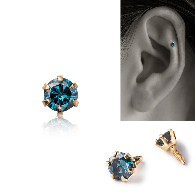 K18/Pt Treated Blue Diamond
