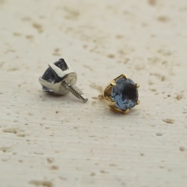 K18/Pt BekilyBlue Garnet