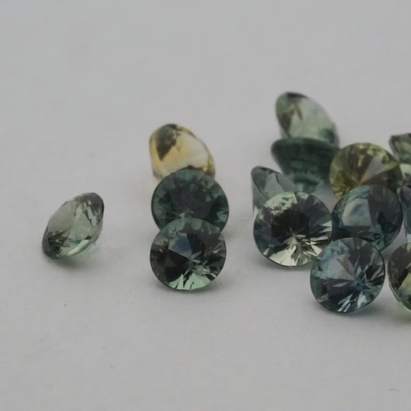 K18/Pt Montana Sapphire