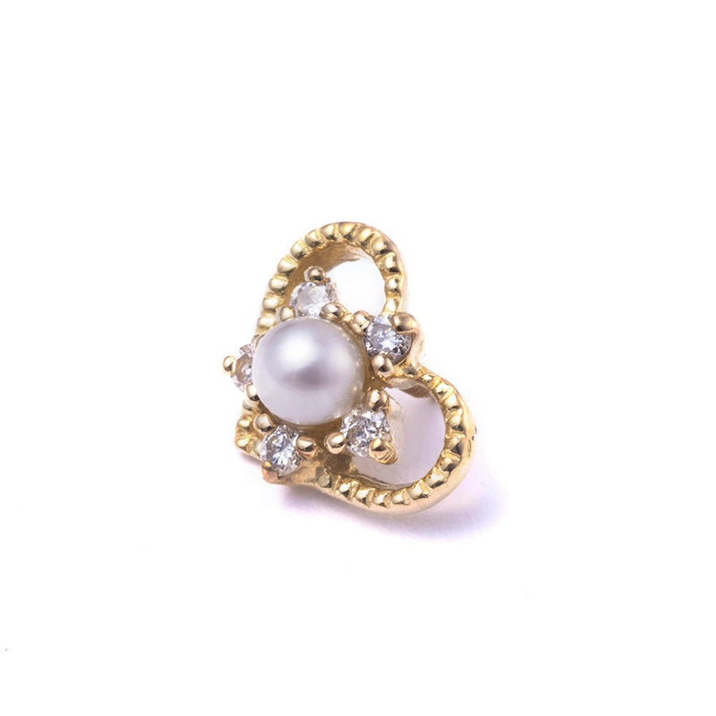 K18 Pearl&Diamond - picollet