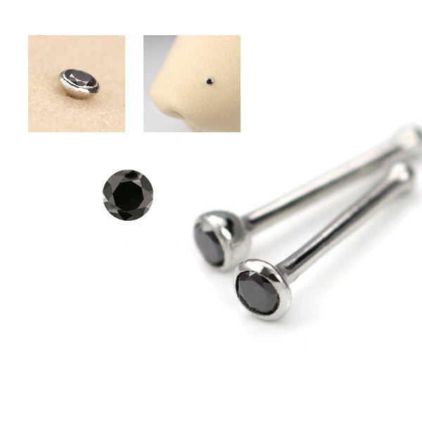 Pt BlackDiamond Nostril - picollet